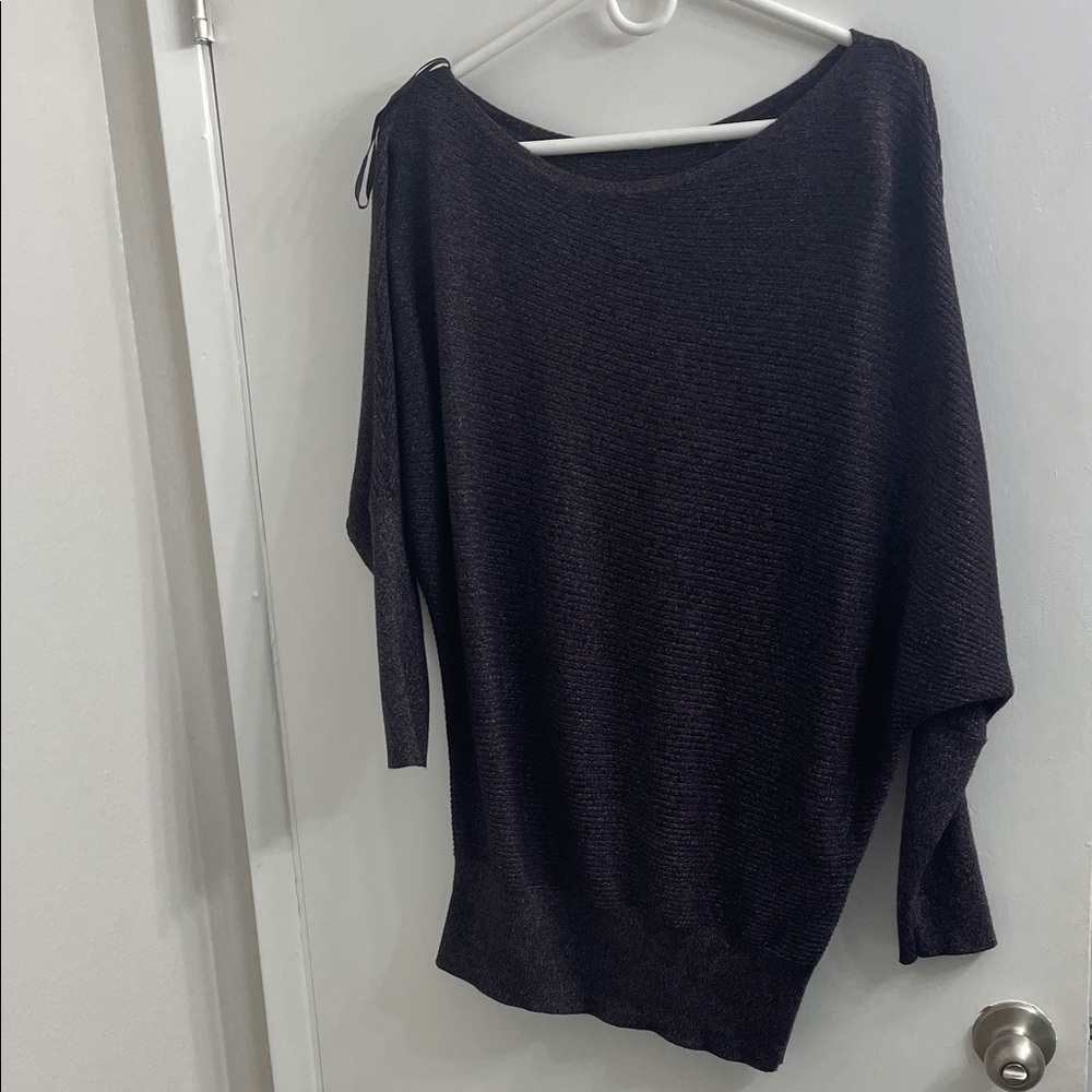 Banana Republic Off-the-Shoulder Black Sweater